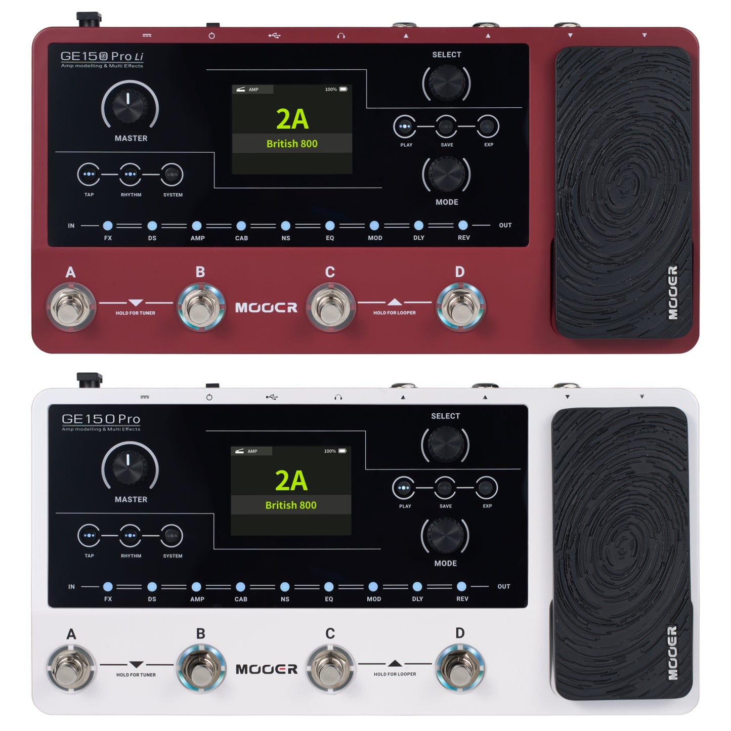 GE150 PRO / PRO LI - MULTIEFECTOS