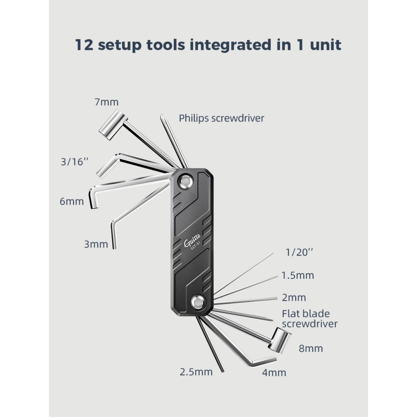 GGT-01 LLAVES DE AJUSTE DE GUITARRA / BAJO