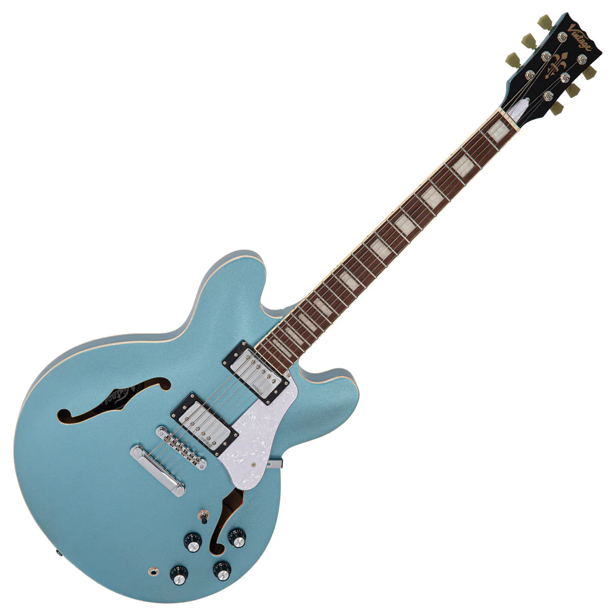 VSA500GHB ReIssued Semi HOLLOW ~ Gun Hill Blue