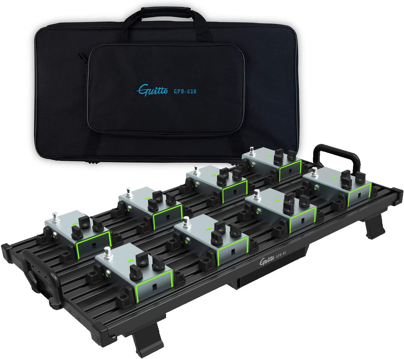 GPB-03 PEDALBOARD CON SITEMA DE TORNILLO SIN VELCRO