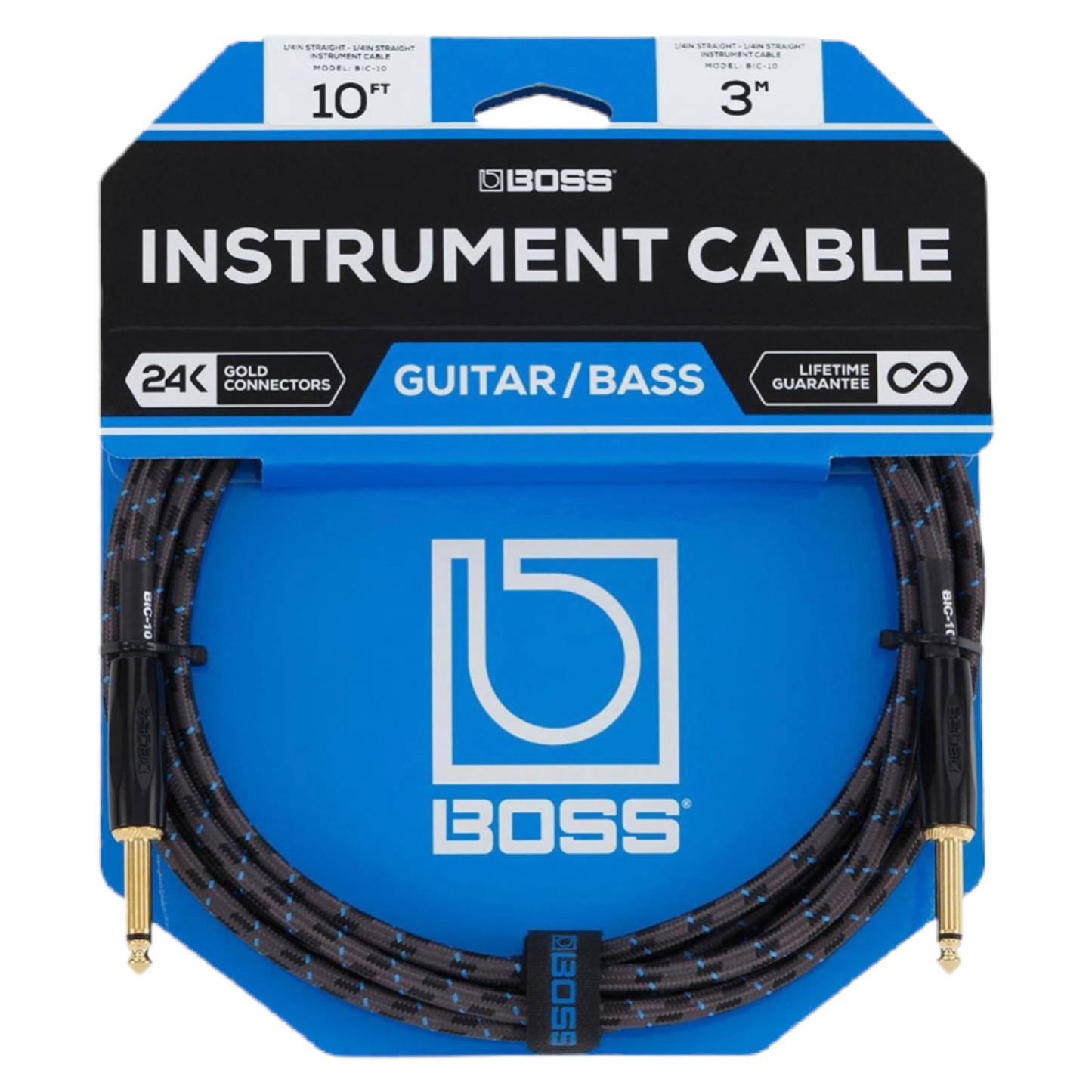 BIC-1O CABLE 3M PARA INSTRUMENTO PLUG RECTO