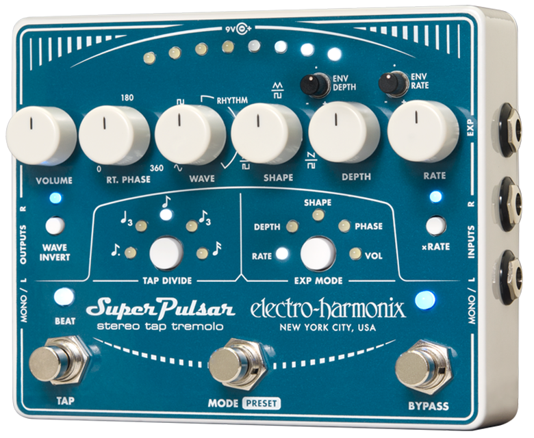 SUPER PULSAR (STEREO TAP TREMOLO)