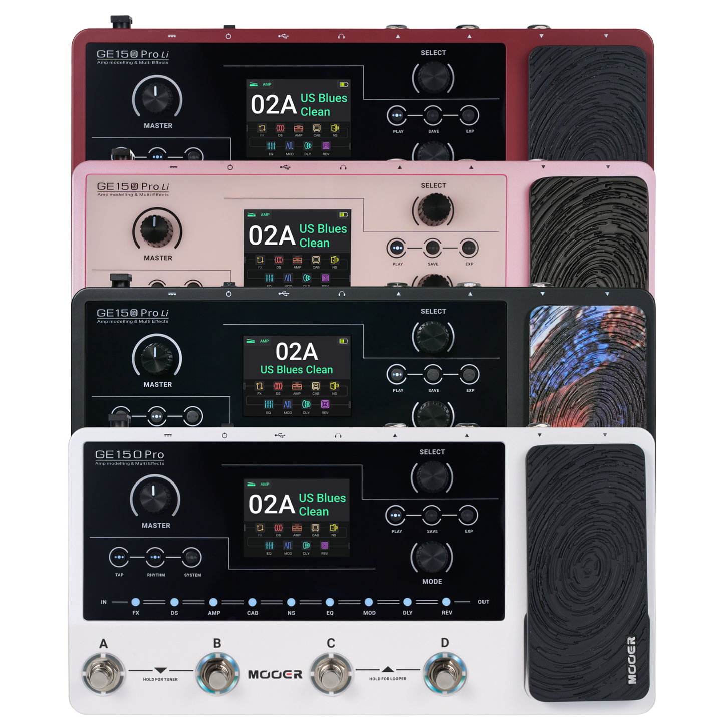 GE-150 PRO / PRO LI - MULTIEFECTOS