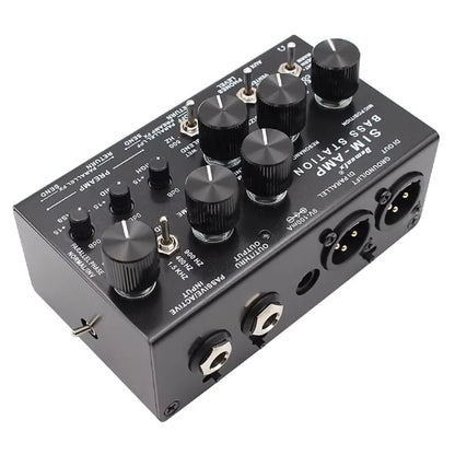 SIM-AMP BASSS STATION   AMP  / PREAMP / STEREO CAB