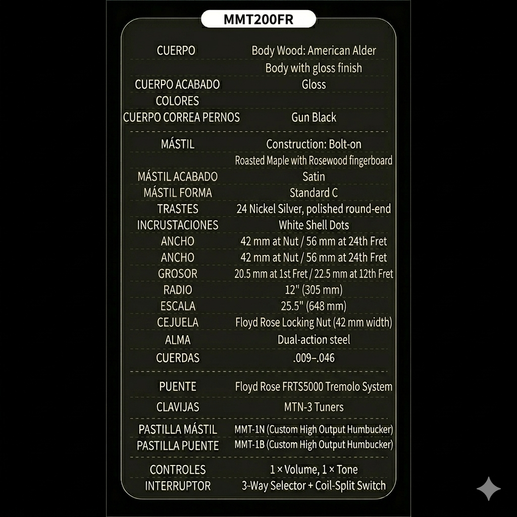 MMT200 FR  GUITARRA ELECTRICA
