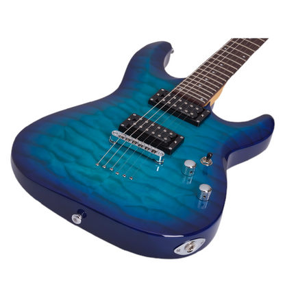 C-6 Plus Ocean Blue Burst