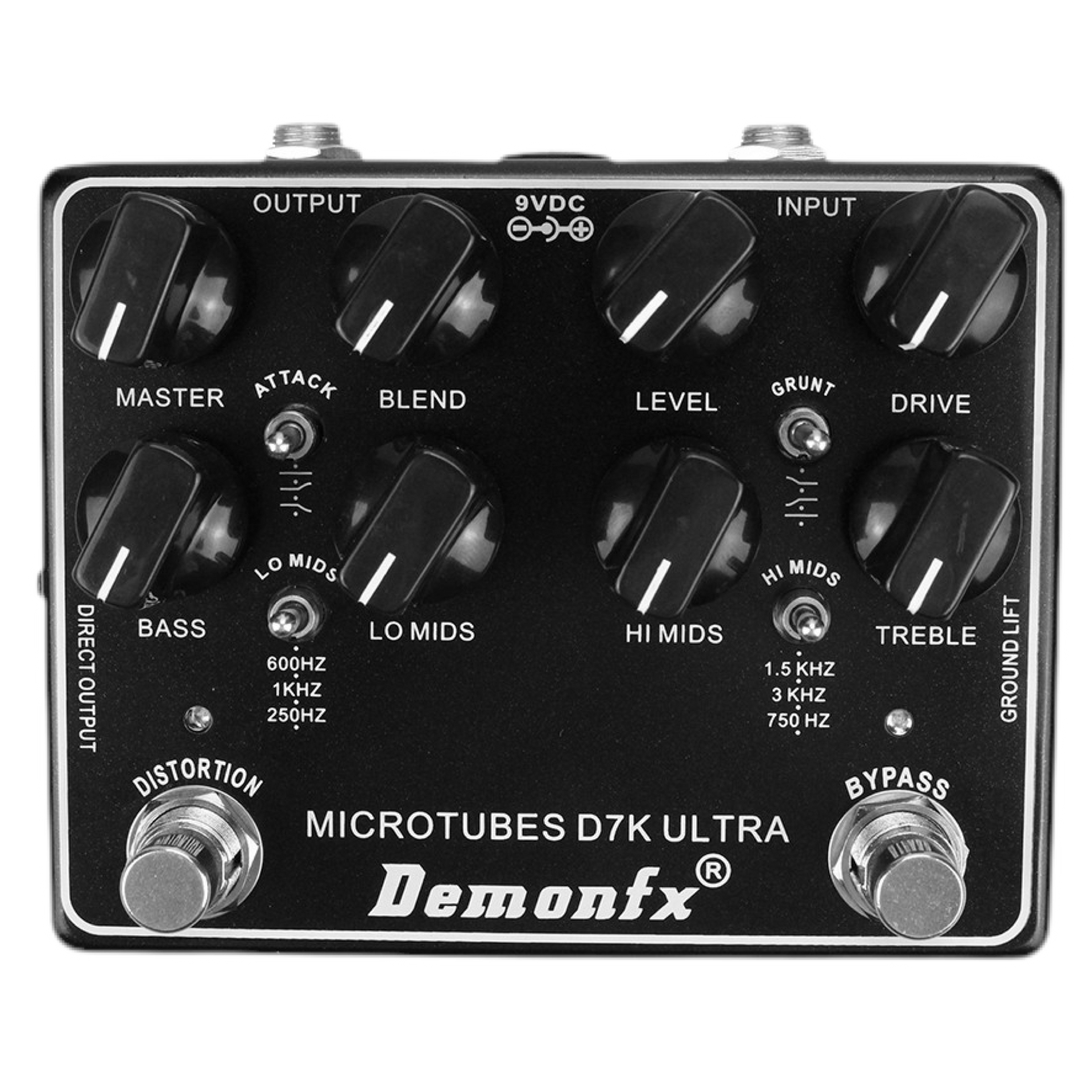 ベース DemonFX Microtubes D7K ULTRA MICROTUBES D7K ULTRA PREAMP DISTOR BASS – LAAK MUSIC STORE